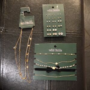 Wild Fable Gold and Silver Jewelry Set